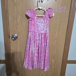 Dot Dot Smile Pink and Purple Patterned Dress